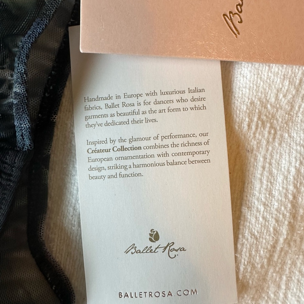 Ballet Rosa Size 38 black leotard - Picture 10 of 12